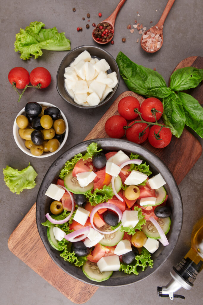 Mediterranean Greek Salad - DeLettuce Bear